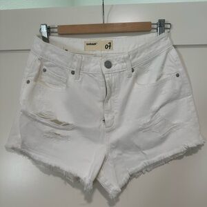 NWOT WHITE DENIM SHORTS